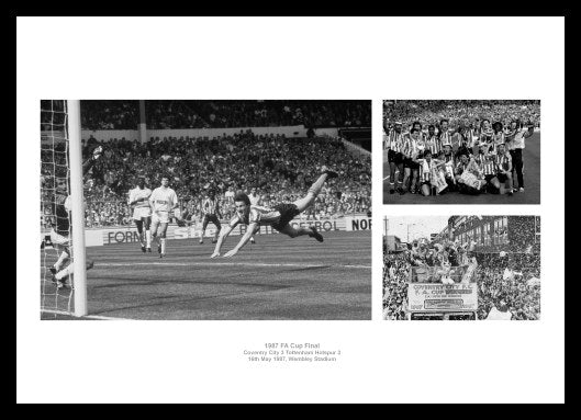 Coventry City 1987 FA Cup Final Photo Memorabilia