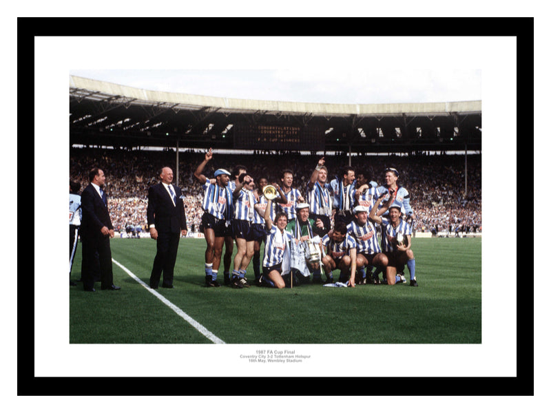Coventry City 1987 FA Cup Final Team Photo Memorabilia