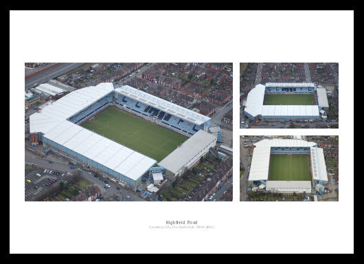 Coventry City Highfield Road Old Stadium Aerial Photo Memorabilia