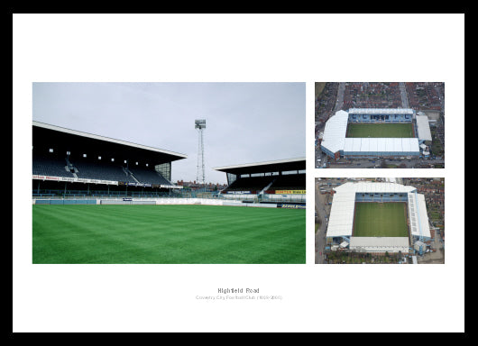 Highfield Road Stadium Coventry City Historic Photo Memorabilia