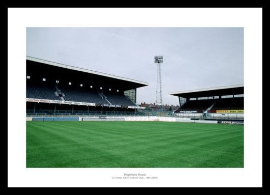 Highfield Road Stadium Coventry City Photo Memorabilia
