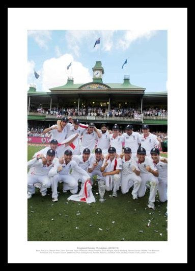 England Cricket Team 2011 Ashes Team Celebrations Photo Memorabilia