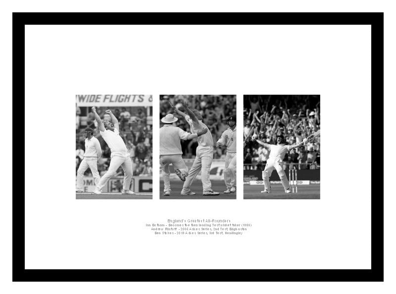 England's Greatest Cricket Allrounders Photo Memorabilia