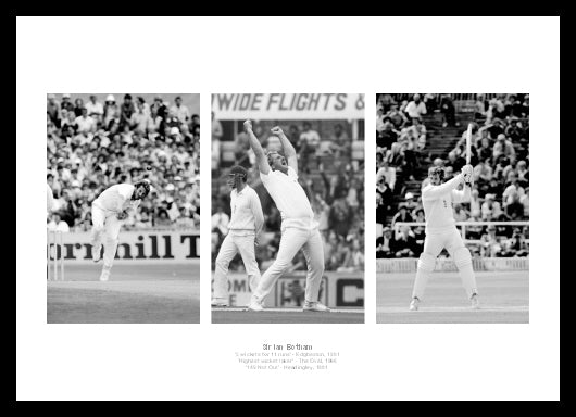 Ian Botham England Cricket Legend Photo Memorabilia
