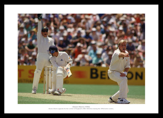 Shane Warne Australian Cricket Legend Photo Memorabilia