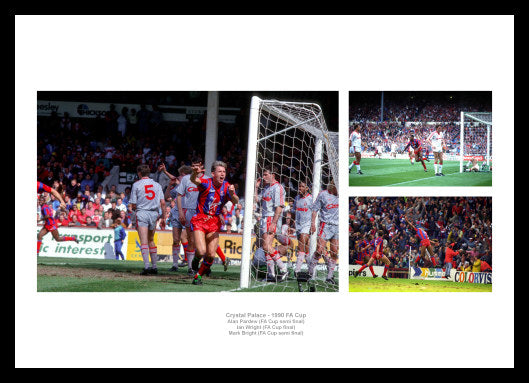 Crystal Palace 1990 FA Cup Photo Memorabilia