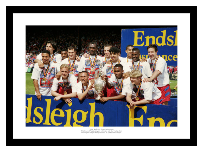 Crystal Palace 1994 Division One Champions Team Photo Memorabilia