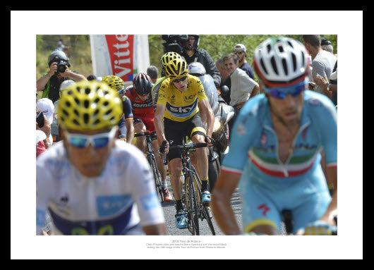 Froome Quintana Nibali 2015 Tour de France Photo Memorabilia