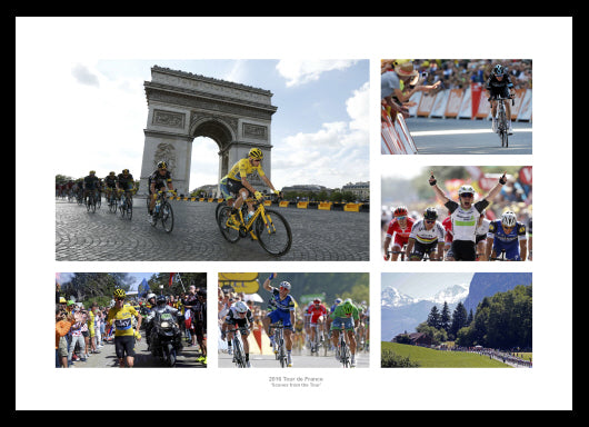 2016 Tour de France 'Scenes from the Tour' Cycling Photo Memorabilia