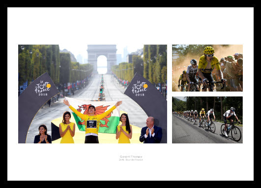 Geraint Thomas 2018 Tour de France Victory Photo Memorabilia
