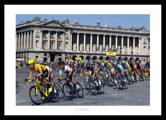 Bradley Wiggins & Mark Cavendish 2012 Tour de France Photo Memorabilia