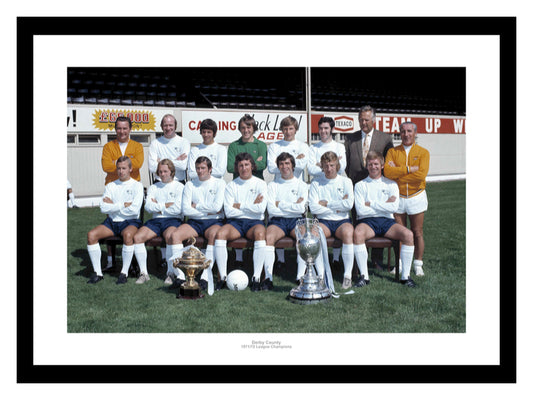 Derby County 1972 League Champions Team Photo Memorabilia