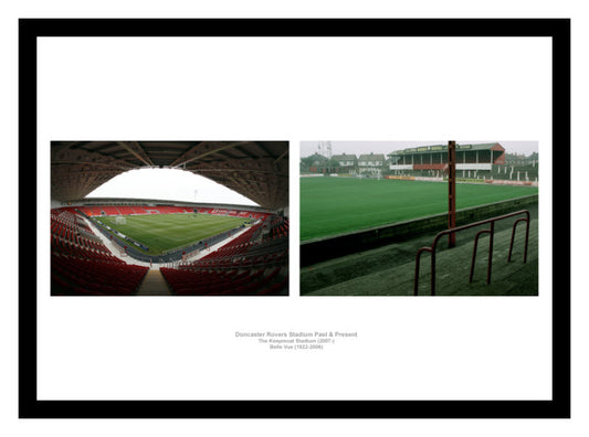 Doncaster Rovers Stadiums Past & Present Photo Memorabilia