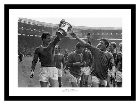 Everton FC 1966 FA Cup Final Team Photo Memorabilia