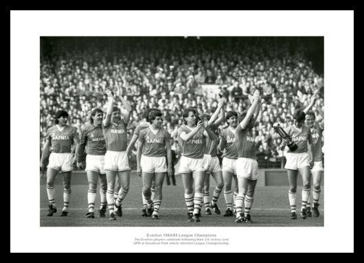 Everton FC 1985 League Champions Team Photo Memorabilia