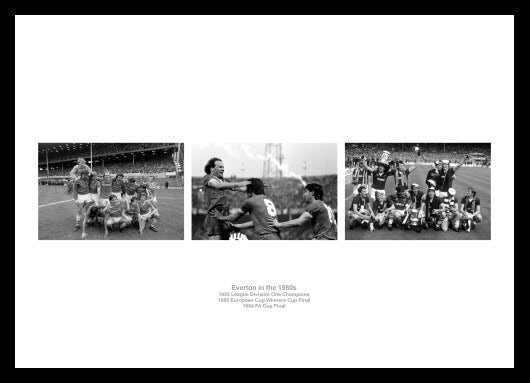 Everton FC in the 1980s Photo Memorabilia