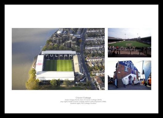 Fulham FC Craven Cottage Past & Present Photo Memorabilia