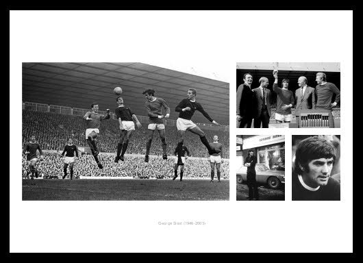 George Best Manchester United Legend Photo Memorabilia