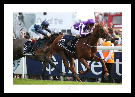 Australia 2014 Epsom Derby Victory Photo Memorabilia