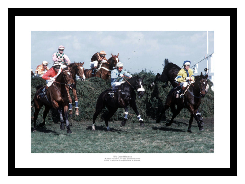 Rubstic 1979 Aintree Grand National Horse Racing Photo Memorabilia