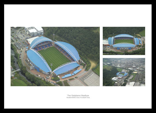 Huddersfield Town Stadium Aerial Photo Memorabilia