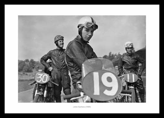 John Surtees Motorsport Legend 1955 Photo Memorabilia