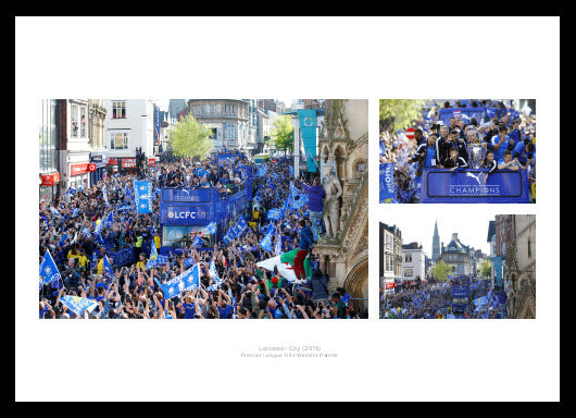 Leicester City 2016 Premier League Champions Parade Photo Memorabilia