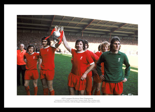 Liverpool 1973 League Champions Team Photo Memorabilia
