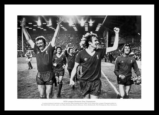 Liverpool 1979 League Champions Team Photo Memorabilia