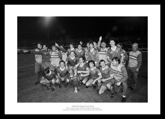 Liverpool 1984 European Cup Final Team Photo Memorabilia
