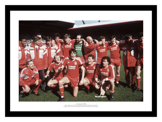 Liverpool FC 1988 League Champions Team Photo Memorabilia