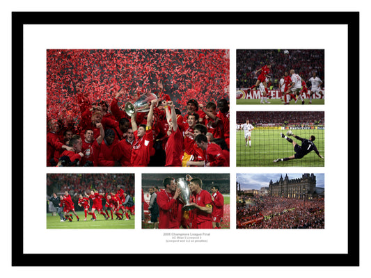 Liverpool 2005 Champions League Final Photo Memorabilia