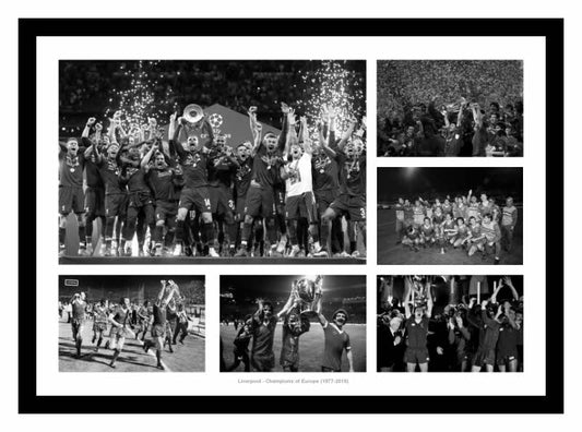 Liverpool FC Champions of Europe 1977-2019 Photo Memorabilia