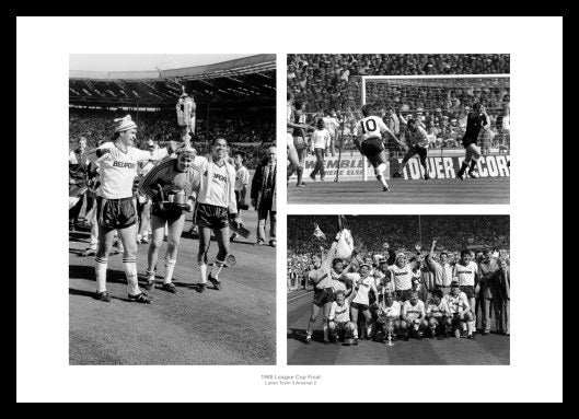 Luton Town 1988 League Cup Final Photo Memorabilia