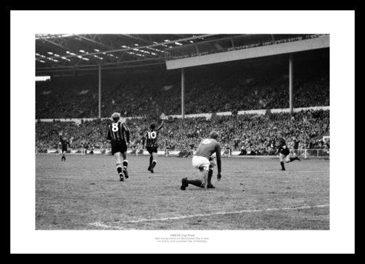 Manchester City 1969 FA Cup Final Goal Photo Memorabilia