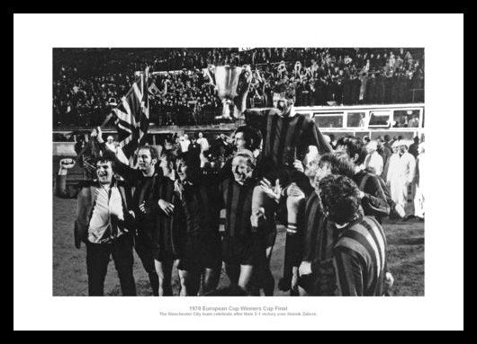Manchester City 1970 European Cup Winners Cup Team Photo Memorabilia