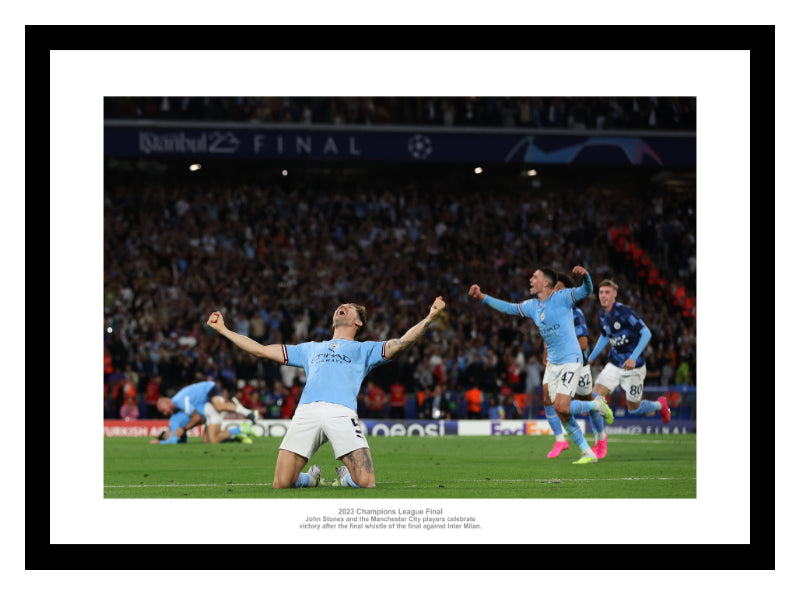 Manchester City  2023 Champions League Final Celebrations Photo Memorabilia