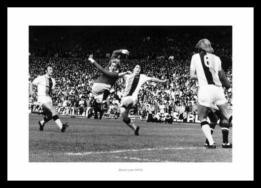 Denis Law Manchester United Legend Photo Memorabilia