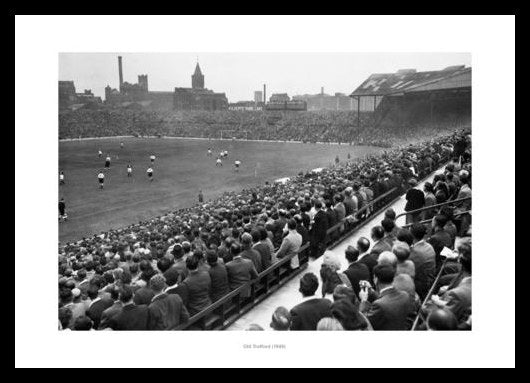 Manchester United Old Trafford Stadium 1949 Historic Photo Memorabilia