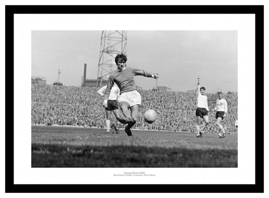 George Best Manchester United v Liverpool 1965 Photo
