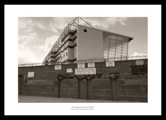 Manchester City Maine Road Stadium Kippax Stand Photo Memorabilia