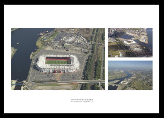 Middlesbrough FC Riverside Stadium Aerial Photo Memorabilia
