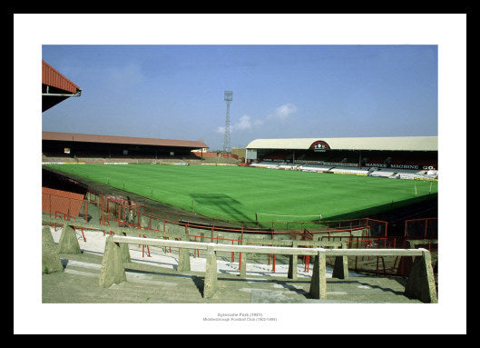 Middlesbrough FC Ayresome Park Stadium Historic Photo Memorabilia