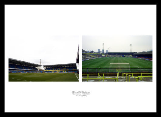 Millwall FC The Den Stadiums Old and New Photo Memorabilia