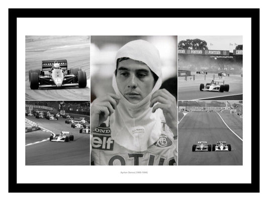 Ayrton Senna Formula One Legend Photo Memorabilia