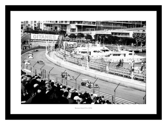 1978 Monaco Grand Prix Formula One Photo Memorabilia