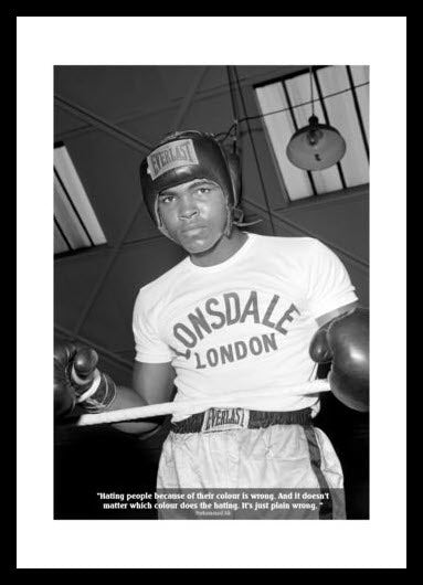 Muhammad Ali Classic Quote Photo Memorabilia