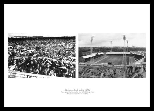 Newcastle United St James Park in the 1970s Photo Memorabilia