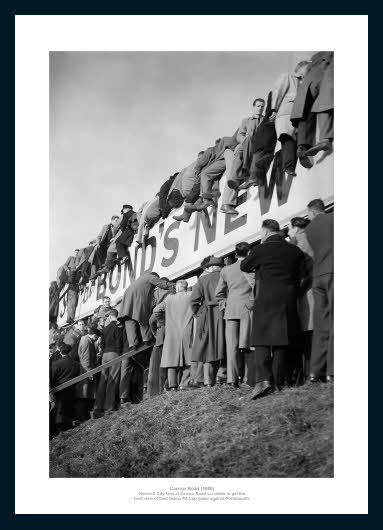Norwich City Carrow Road Stadium 1950 Photo Memorabilia