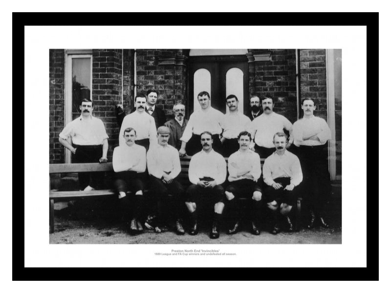 Preston North End Invincibles1889 Double Winning Team Photo Memorabilia